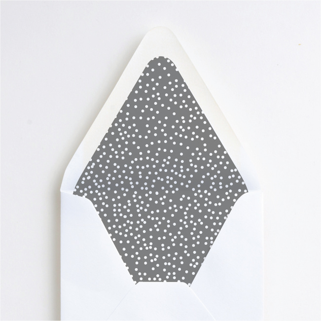 Confetti of Joy Envelope Liners - Gray