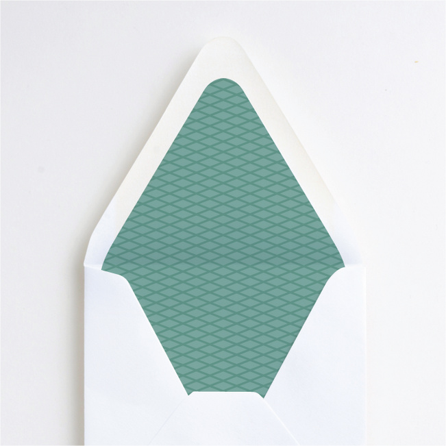 Crossing Paths Envelope Liners - Green
