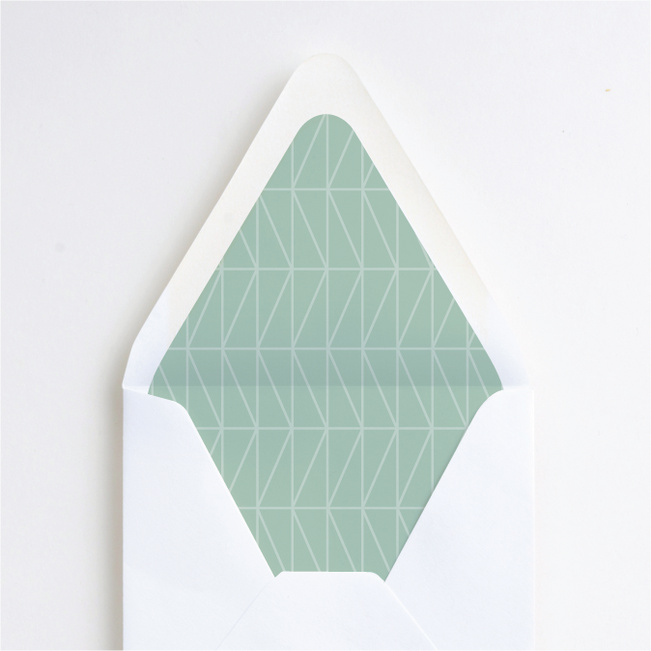 Crossing Paths Envelope Liners - Green