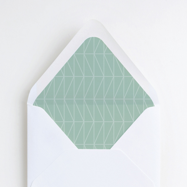 Crossing Paths Envelope Liners - Green