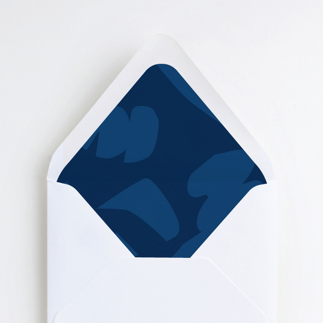 Paper Cuts Envelope Liners - Blue