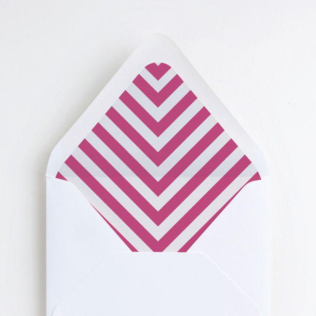 Fortune Favors the Bold Envelope Liners - Pink