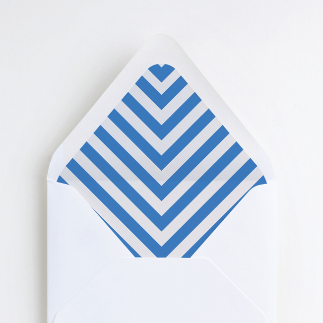 Fortune Favors the Bold Envelope Liners - Blue
