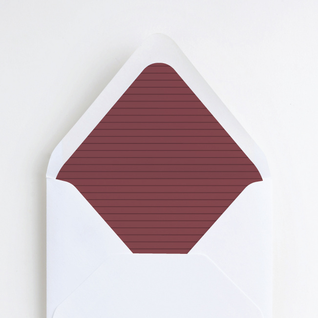 Less is More Envelope Liners - Red