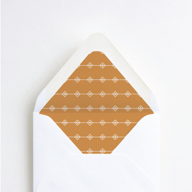 Rectangular Modernist Envelope Liners - Beige