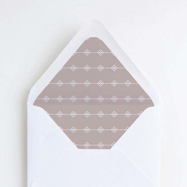 Rectangular Modernist Envelope Liners - Gray