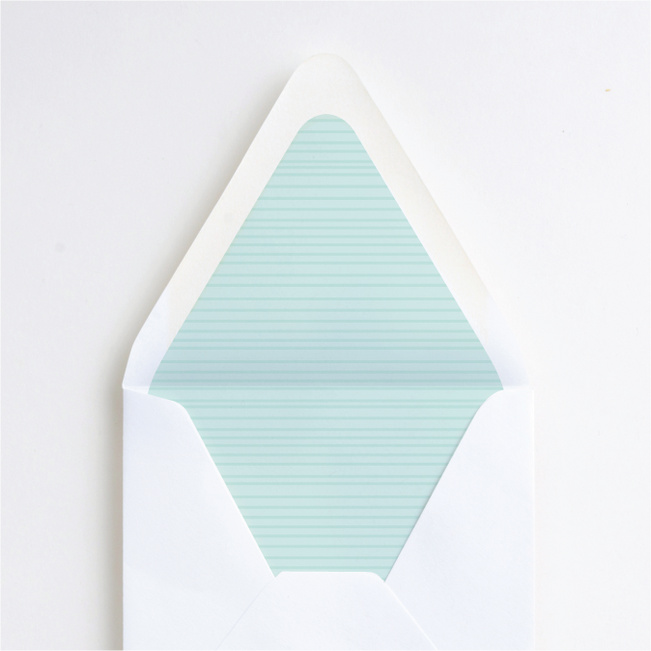Simple Lines Envelope Liners - Blue