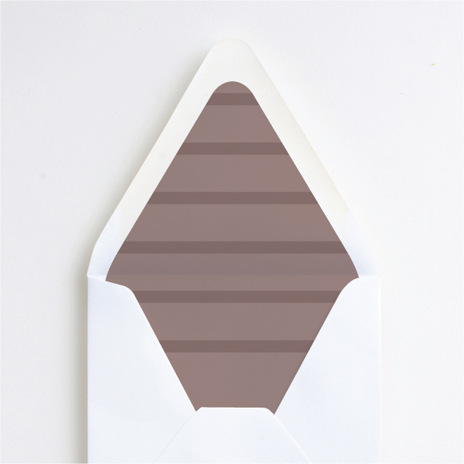 Stripe It Envelope Liners - Brown