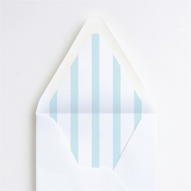 Wedding Bands Envelope Liners - Blue