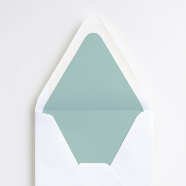 Wedding Corners Envelope Liners - Blue