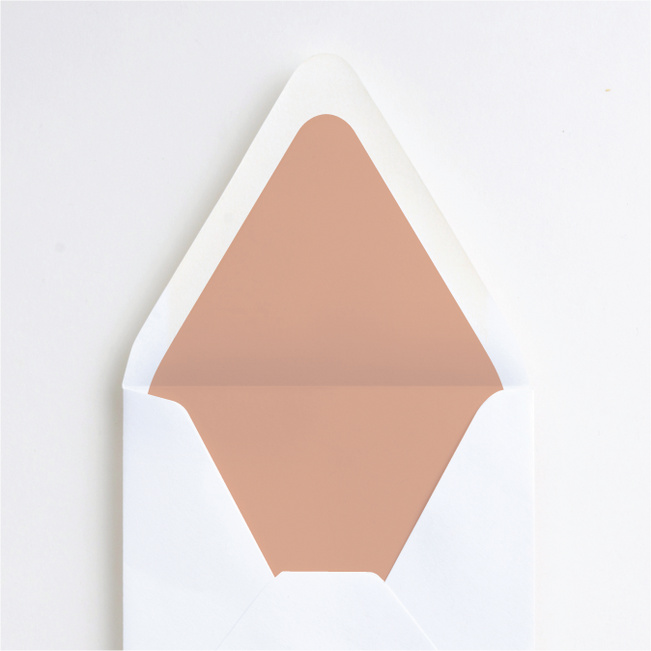 Wedding Corners Envelope Liners - Pink