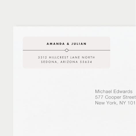 Personalized Return Address labels for Wedding invitations, Save the date
