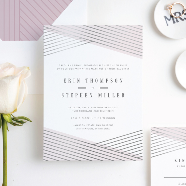 chic wedding invitations