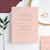 Less is More Wedding Invitations - Pink