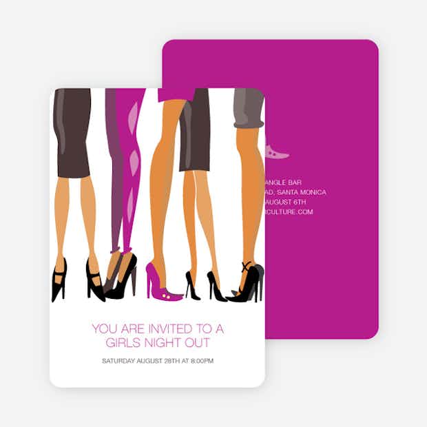 Sex in the City Party Invites - Main