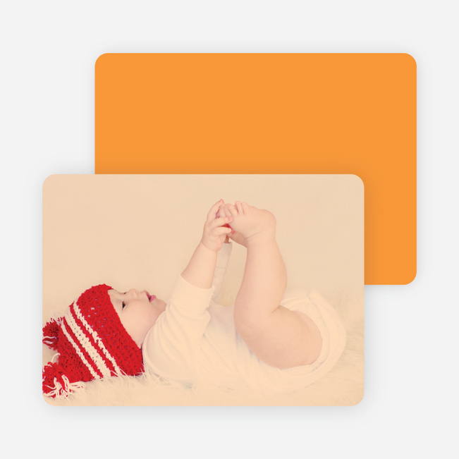 Holiday Cards: Peace, Love & Joy - Orange