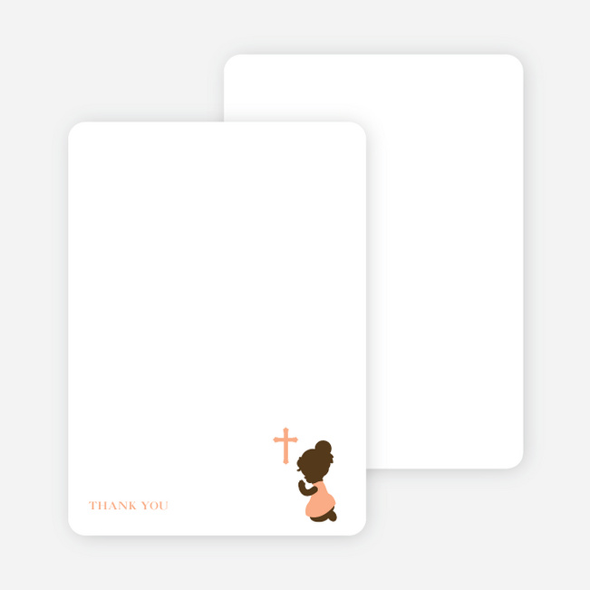 Stationery: ‘Prayers Answered’ cards. - Pale Orange