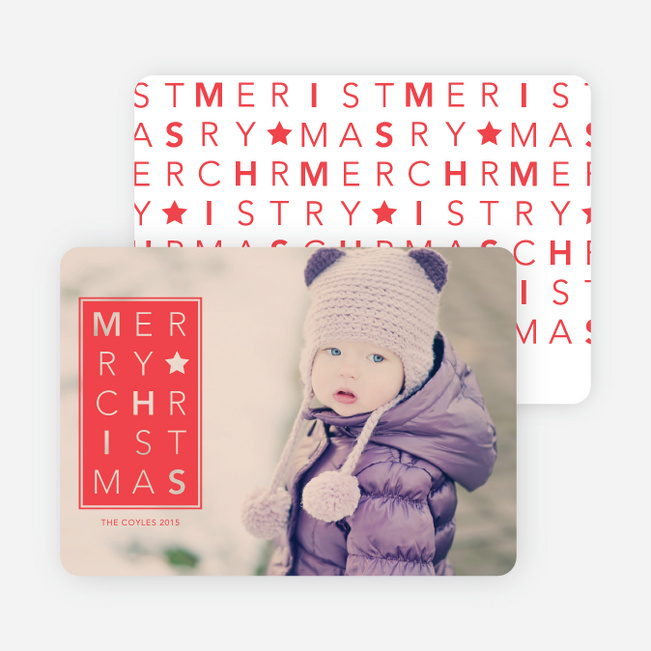 Merry Christmas Letters  Paper Culture