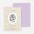Antique Monogram Birth Announcements - Lilac