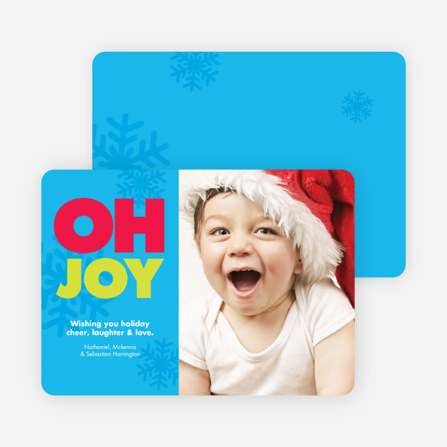 Oh Joy Giggle Holiday Photo Card 