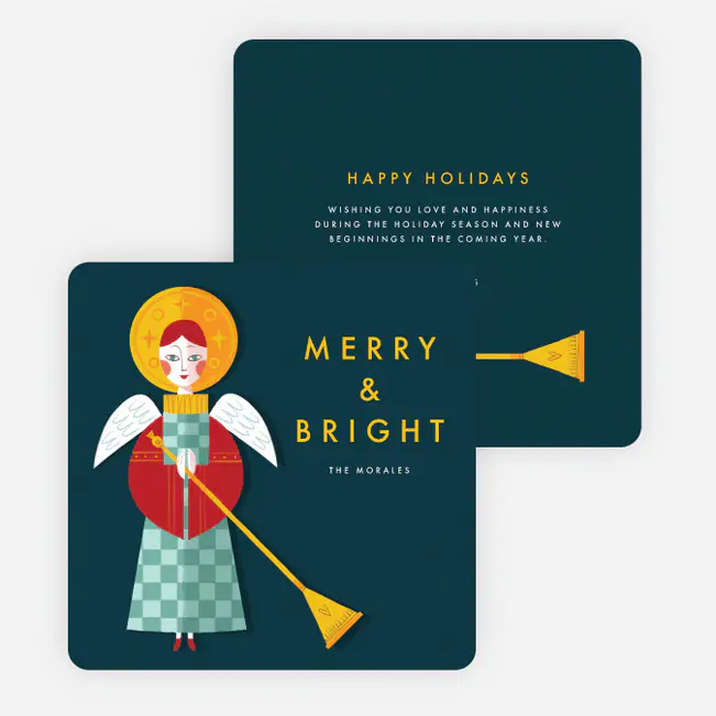 Modern Angel Christmas Cards | Paper Culture modern-angel-christmas-cards-paper-culture