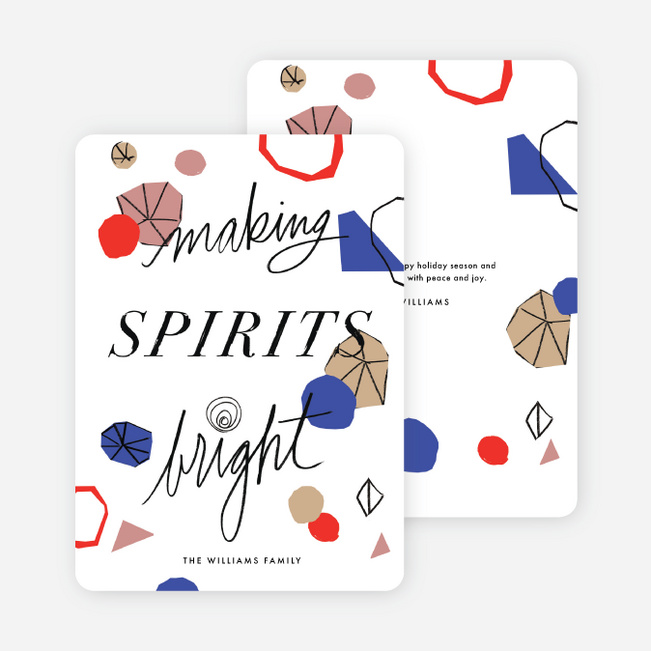 Colorful Spirits Holiday Cards - Multi