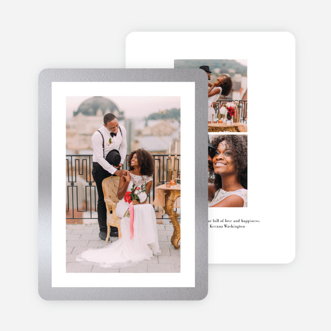 Foil Fabulous Holiday Cards - Gray