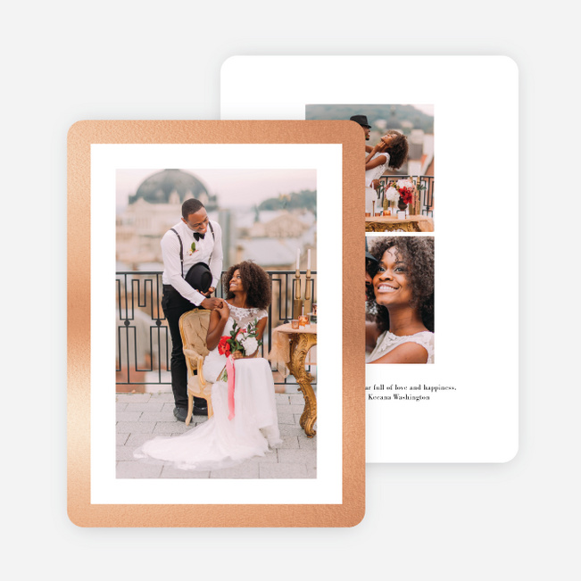 Foil Fabulous Holiday Cards - Pink