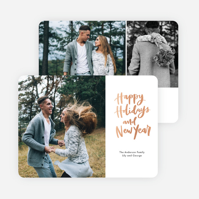 Side Message Holiday Cards | Paper Culture