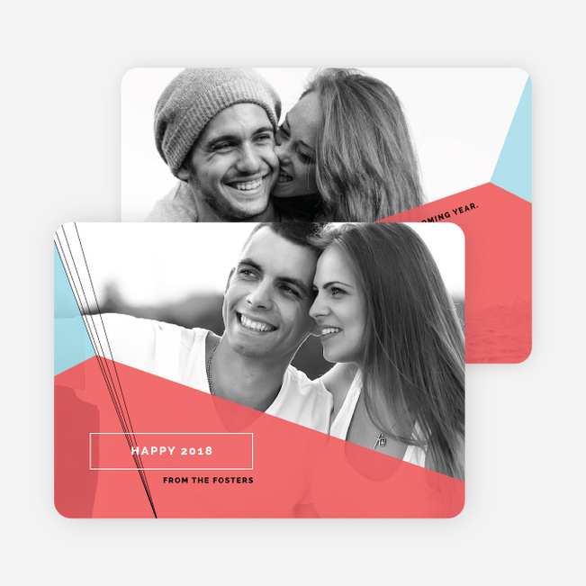 Indie Angles New Year Cards - Red