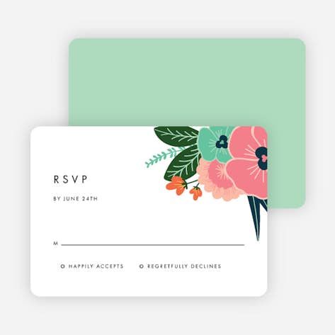 wedding response cards paper culture