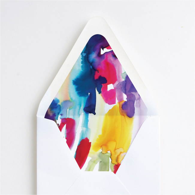 Gallery Art Wedding Envelope Liners - Multi