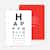 Happy Holidays Corporate Eye Chart Cards - Red