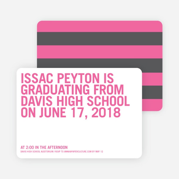 simple graduation invitations paper culture