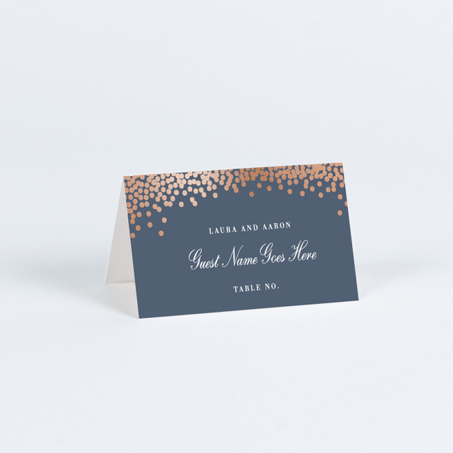 Confetti of Joy Place Cards - Blue