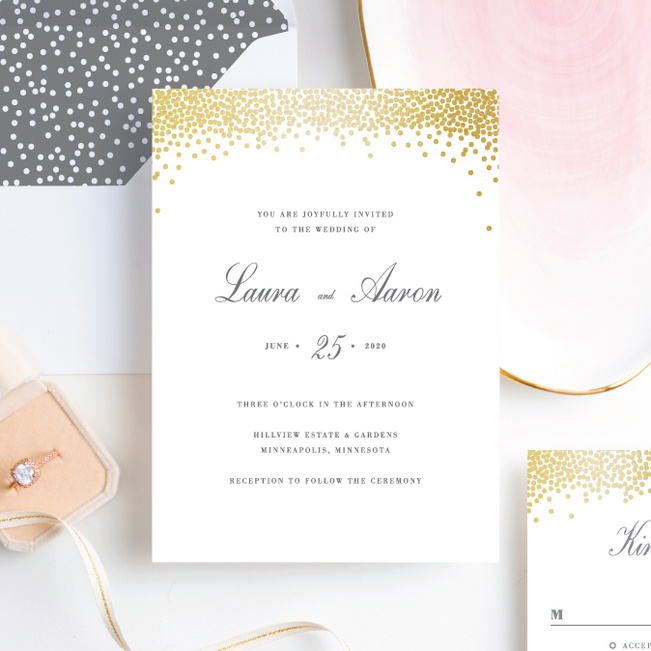 Confetti of Joy Wedding Invitations | Paper Culture