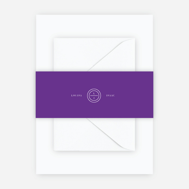 Vogue Imagination Wedding Belly Bands - Purple