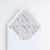 Foil Cornerside Wedding Envelope Liners - White