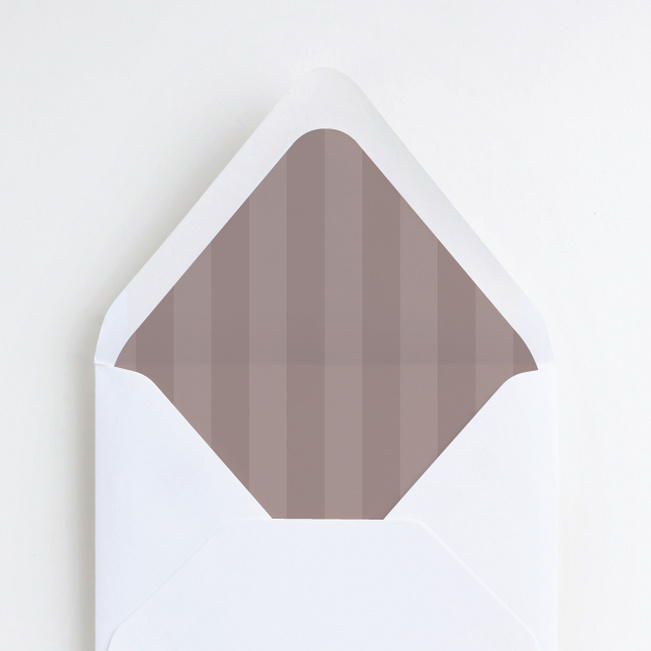 Foil Perfect Union Wedding Envelope Liners - Brown