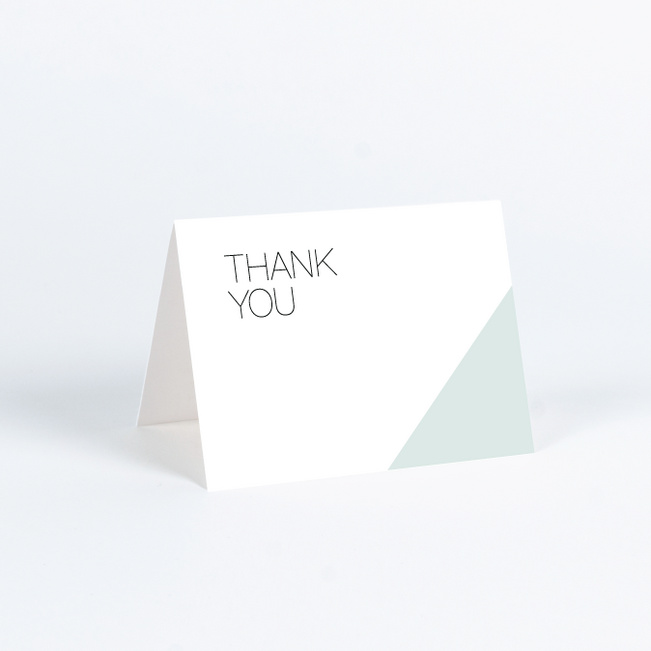 Cornerstones of Bliss Wedding Thank You Cards - Blue
