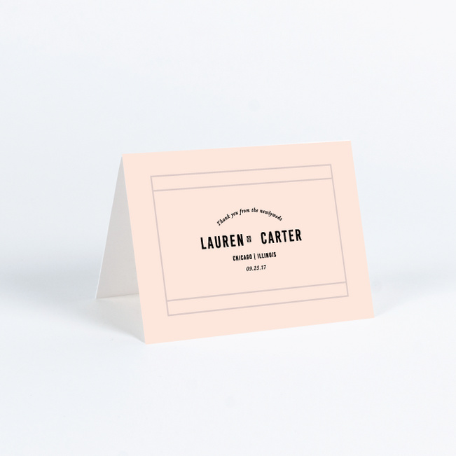 It’s a Date Wedding Thank You Cards - Pink