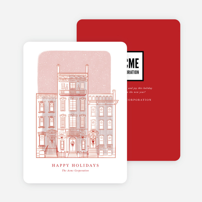 Holiday Row Business and Corporate Holiday Cards | Paper Culture