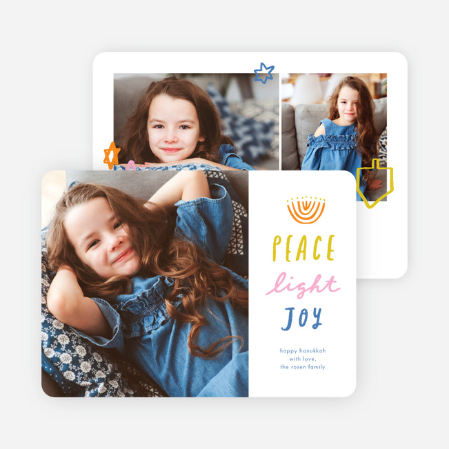 Star Joy Hanukkah Cards - Multi