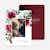 Winter Bloom Christmas Photo Cards & Holiday Photo Cards - Red