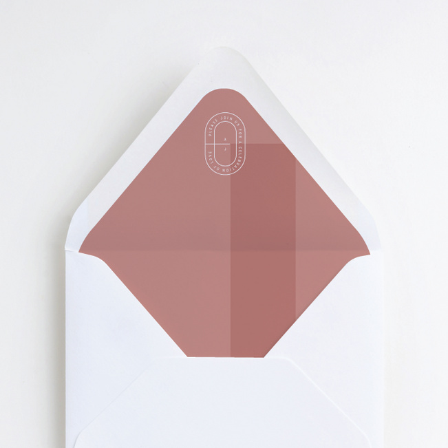 Artisanal Details Wedding Envelope Liners - Pink