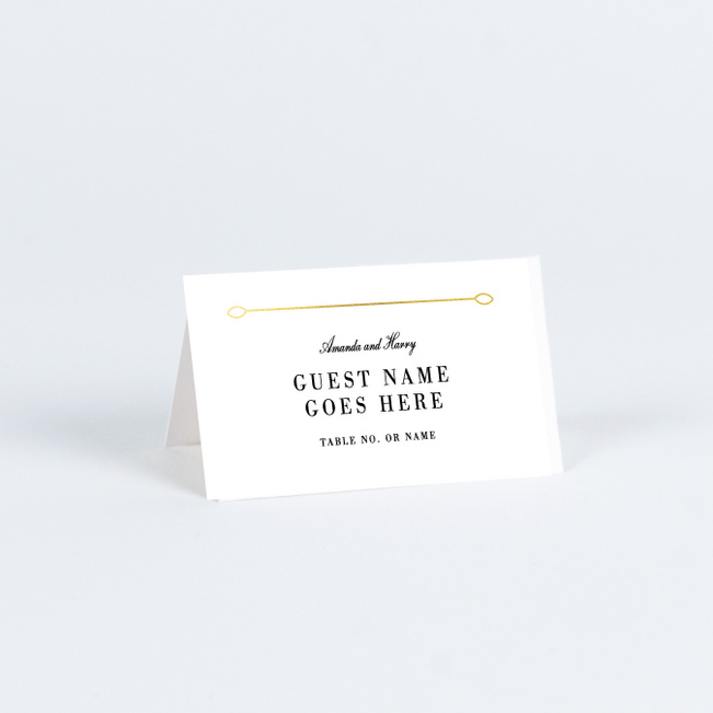 Elegant wedding place deals cards