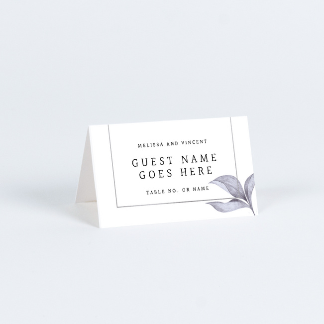 modern meets vintage wedding name cards place cards