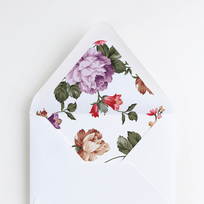 Enchanting Blooms Wedding Liners - Multi