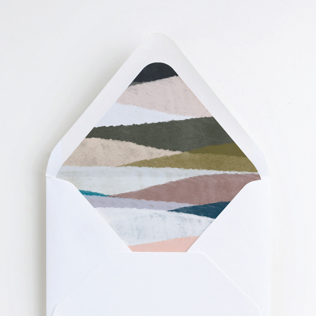 Painted Boundary Wedding Liners - Multi