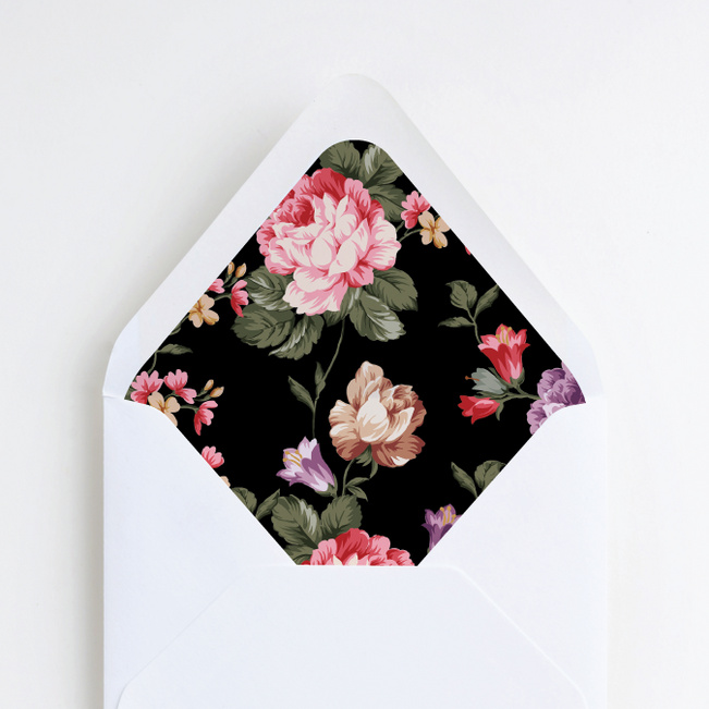 Romantic Garden Wedding Liners - Multi